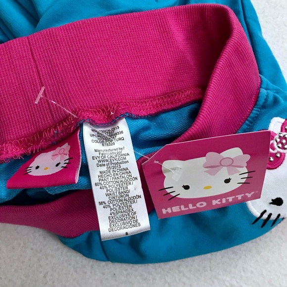 ❌SOLD❌ Hello Kitty NWT Loungewear Jogger for Girls Size 8 - Picture 7 of 8